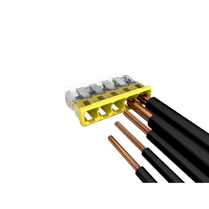 WAGO COMPACT splicing connector; for solid and stranded conductors; max.