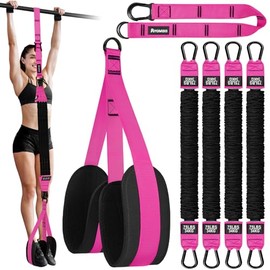 Ayombo - Bandas de asistencia para dominar el entrenamiento de la barra de dominar, ajustable y resistente, con 4 bandas de asistencia, gimnasio en ca