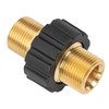 Pressure Washer Hose Quick Connector, Metric M22 15mm Male Thread