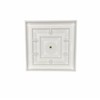 Pack of 10 White Plastic Fence Posts Caps for a