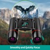 POLDR 12X25 Small Binoculars with Clear Vision, Pocket Binoculars Compact