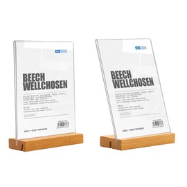 Menu Stand, Pop Stand, Sign Holder, Acrylic Menu Stand, A6 Horizontal