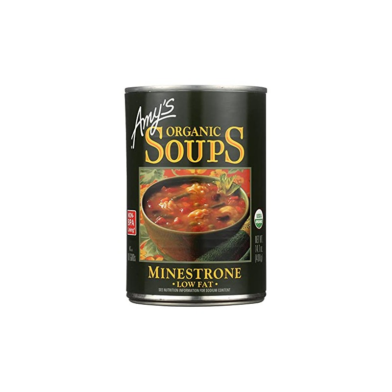 Amys Organic Minestrone Soup, 14.1 Ounce -- 12 per case.