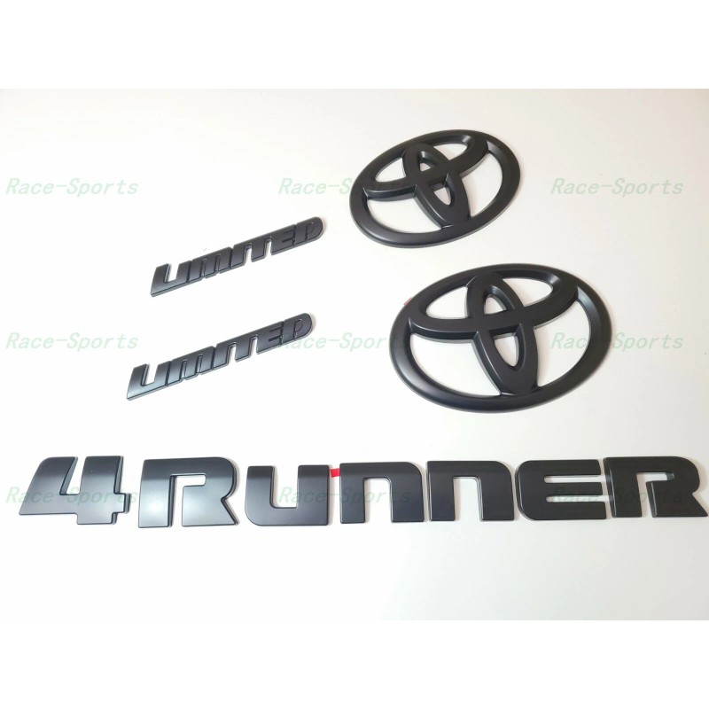 Toyota NEW 5PCS 2014-2021 TOYOTA 4RUNNER LIMITED MATTE BLACK OUT
