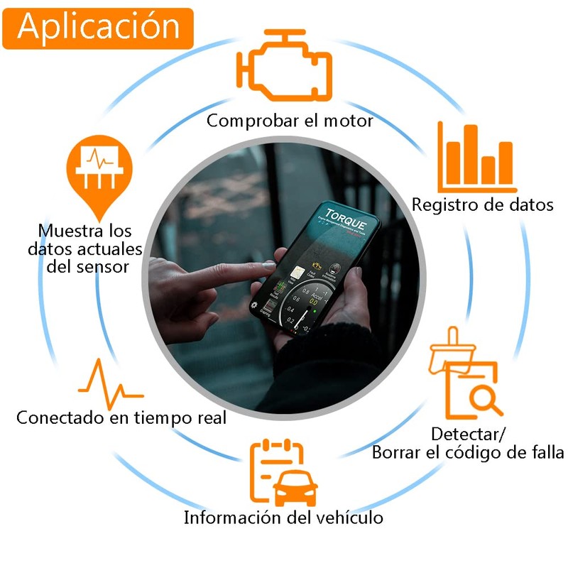 Diagnóstico del Coches Inalámbrico Bluetooth Herramientas - V2.1 ELM327, para