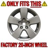 Upgrade Your Auto 20" Chrome Wheel Skins (Set of 4)