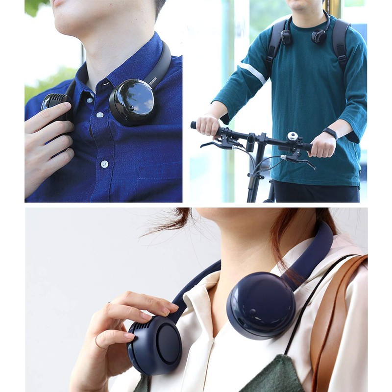 Dancoon FLEX Bladeless Neck Fan [Hands-free Neck Fan with Adjustable