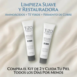 Tizo  Kit 2 Gentle Amino  Gel Limpiador Facial  Skincare                                                                                              