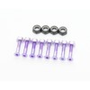 INSTSK8 Axle Nut Set Skateboard Skateboard Hex 1 Inch Screw