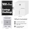 SKYDUE 100 Envelopes Money Savin Challenge Binder, A5 Money Saving