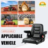 TICSEA Universal Forklift Seat, Tractor Seat with Adjustable Angle Back,