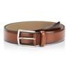 HUGO, Gregor Smooth Leather Belt, chestnut brown, 30