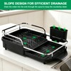 Dish Drying Rack for Kitchen Counter,Expandable 15-22.4 in,Dish Drainer