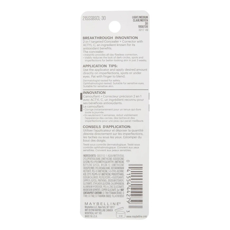Corrector Better Skin Superstay De Maybelline New York (0.25