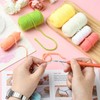 DanLingJewelry Hair Clips Wool Yarn Crochet Knitting Kits with Step-by-Step