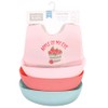 Hudson Baby Unisex Baby Silicone Bibs, Tractor, One Size
