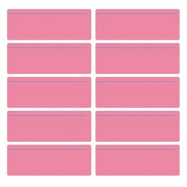 10pcs Blue Overlay for Dyslexia Yellow Overlays Coloured Overlays Reading Ruler Sky Blue ABS Reading Ruler for Dyslexia, E