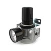 1/4" NPT Heavy Duty Air Compressor Pressure Regulator with Gauge
