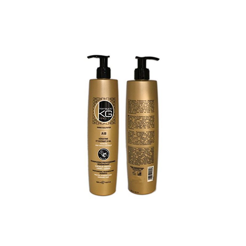 AB Keratin Shampoo Sulfate Free With Keratin & Garlic Extract