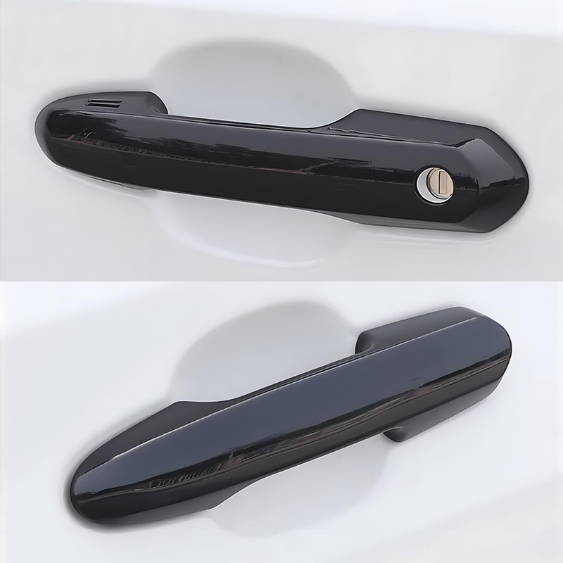 Zacxoxsr Upgraded No Adhesive Snap-on Car Door Handle Cover Protector