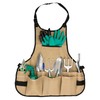 Pelle & Sol Oxford Cloth Garden Apron with Adjustable Garden