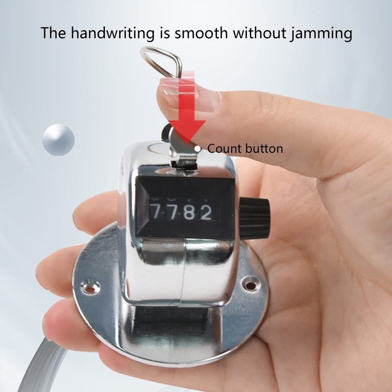 Handheld Tally Counter Number Count Clicker Counter Hand Mechanical Counters