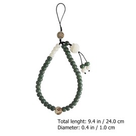 Hemobllo Phone Lanyard Phone Charm Lanyard Mobile Phone Phone Shell Pendant Jade Phone Wrist Strap Beaded Beaded Wrist Wrist Wrist Lanyard Strap Beaded Lanyard Phone Chain