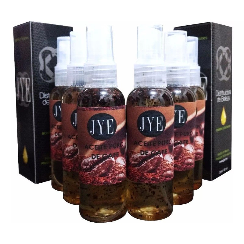 JYE 6 Botellas De Aceite Natural Jye De Café Puro