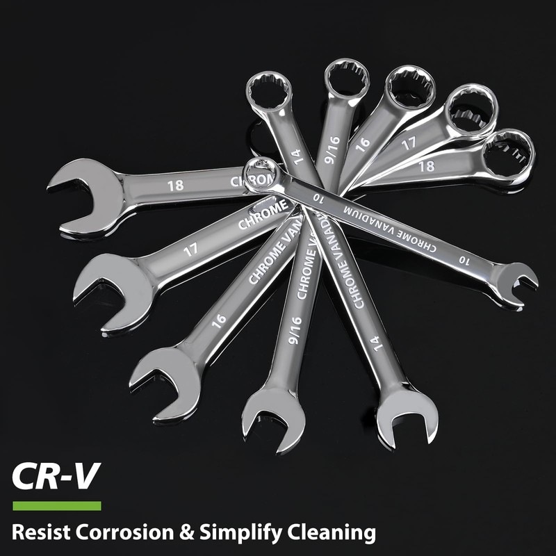 COYAGRIP 10mm Wrench, Industrial Grade Spanner, Combination Wrenches Metric with