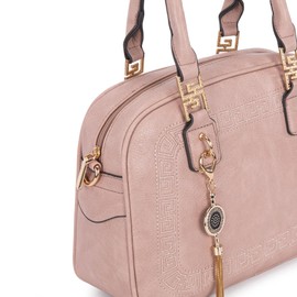 Montana West Crossbody Satchel Bag Small Top Handle Purse Barrel Handbag Tote Hobo Designer Pink Gift MWC-S041PK