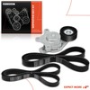 A-Premium Engine Serpentine Belt Drive Kit with Tensioner Compatible with