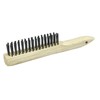 Weiler 25100 Vortec Pro Scratch Brush, .012 Carbon Steel Fill,