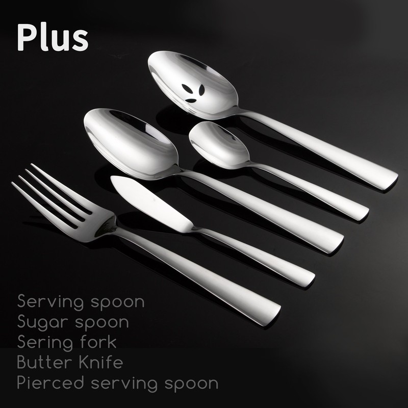 45-Piece Flatware Sets, Silverware Set for 8, Durable Stainless Steel