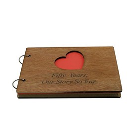 50 Years Our Story So Far - Scrapbook, Photo album or Notebook Idea For 50th Anniversary