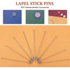 Brooch Safety Hat Pins Metal Stick Pin Silver Boutonniere Corsage