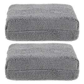 Ipetboom 2Pcs Car Waxing Sponge Pads Practical Polisher Buffing Tool for Car Detailing and Cleaning for Polishing Waxing and Surface Care