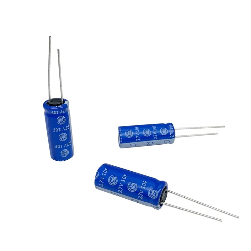 PENGLIN 5pcs Superfarad Capacitors 2.7V 10F 10x25mm Electric Double Layer