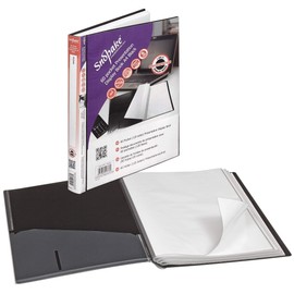 Snopake A4 Premium Presentation Display Book 60 Pockets - Black [Pack of 1] Ref: 15784