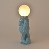 Francfranc Blue New Life Light Light French Dog Lamp