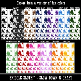 Dragon Flying Over Medieval Castle Temporary Tattoo Water Resistant Fake Body Art Set Collection - Light Pink (One Sheet)