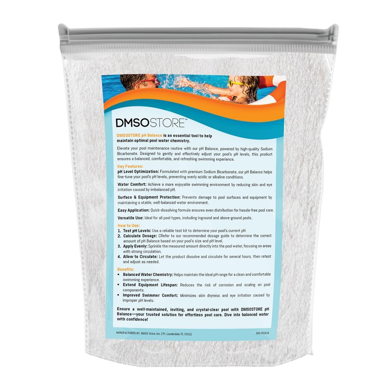 pH Balance for Swiming Pools and spa Water-Pure Sodium Bi-Carbornate-