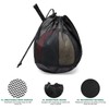 Single Ball Bag with Zipper Pocket Single Mesh Ball Bag