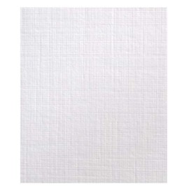 Zanders White A4 Zeta Linen Textured Paper 100gsm x 10 Sheets