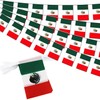 Bandera de cuerda de México - 30 banderas, mini banderas
