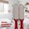 Probelle Lima de Pies de Níquel Doble Cara Multidireccional Rojo