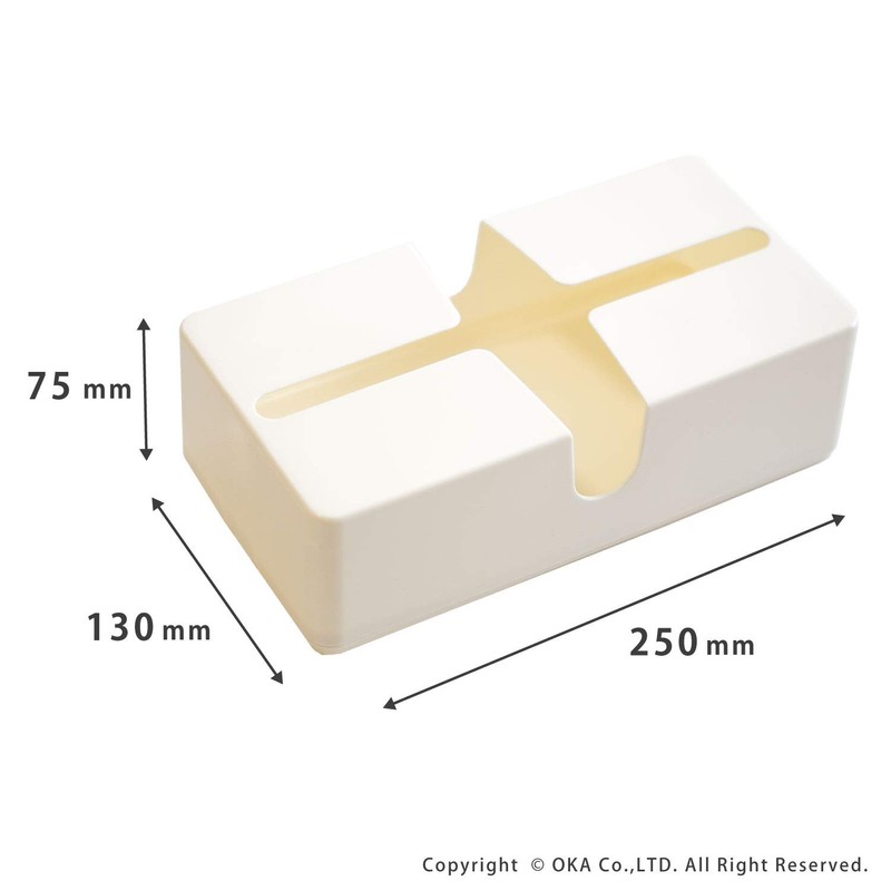 Look Easy to Remove Paper Towel Case Pick, White, Height