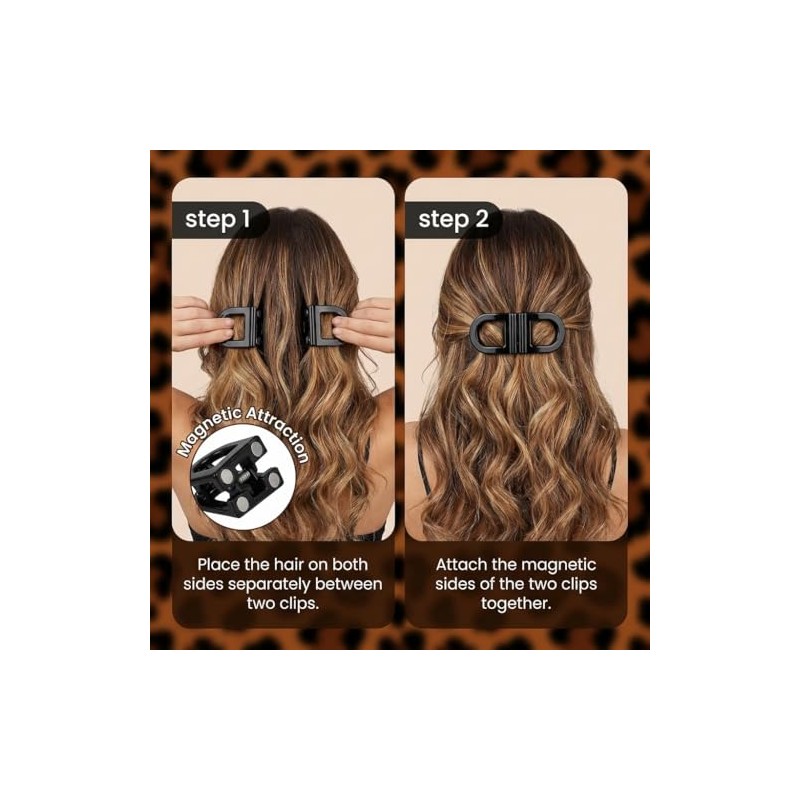 Horquillas para Cabello Mujer, Pinzas Magnéticas para el Cabello para