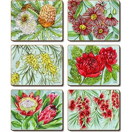 Cinnamon CMC392 Bush Blooms Drink Coasters