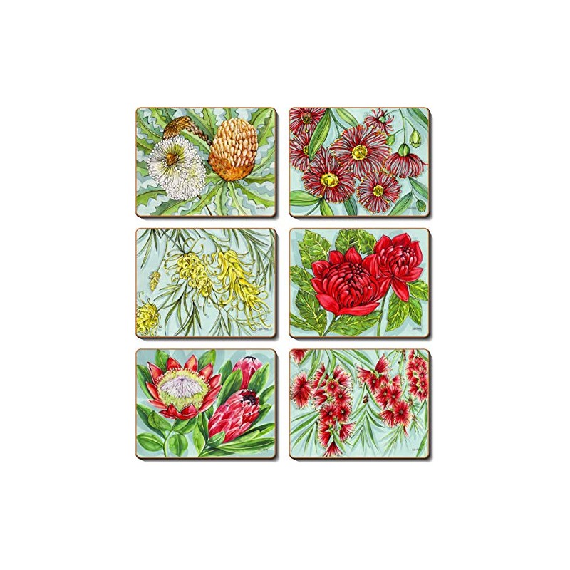 Cinnamon CMC392 Bush Blooms Drink Coasters
