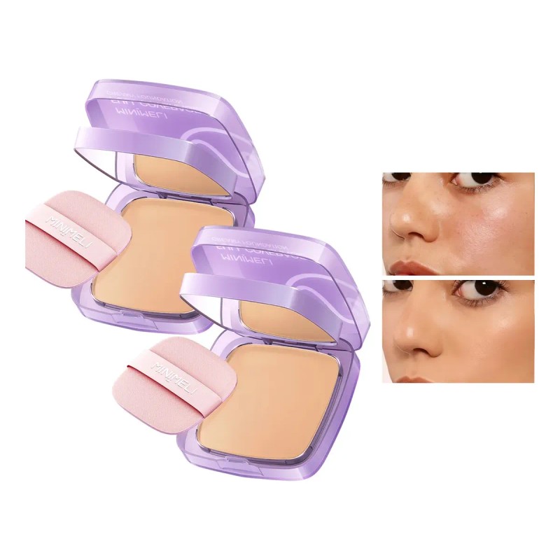 Minimeli 2pcs Base De Maquillaje Mate Cremosa Fijador Spf30